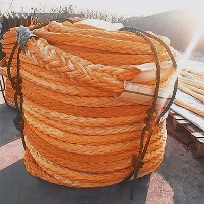 60mm UHMWPE 로프 툴러 보트 끌기 및 매킹 로프